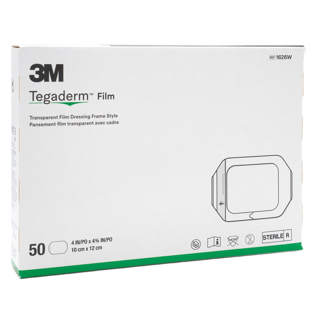Produktbild von 3M Tegaderm 34901 Folienverband – 10 X 12 Cm, 50 Stück, Transparent, Steril, Wasserdicht, Atmungsaktiv