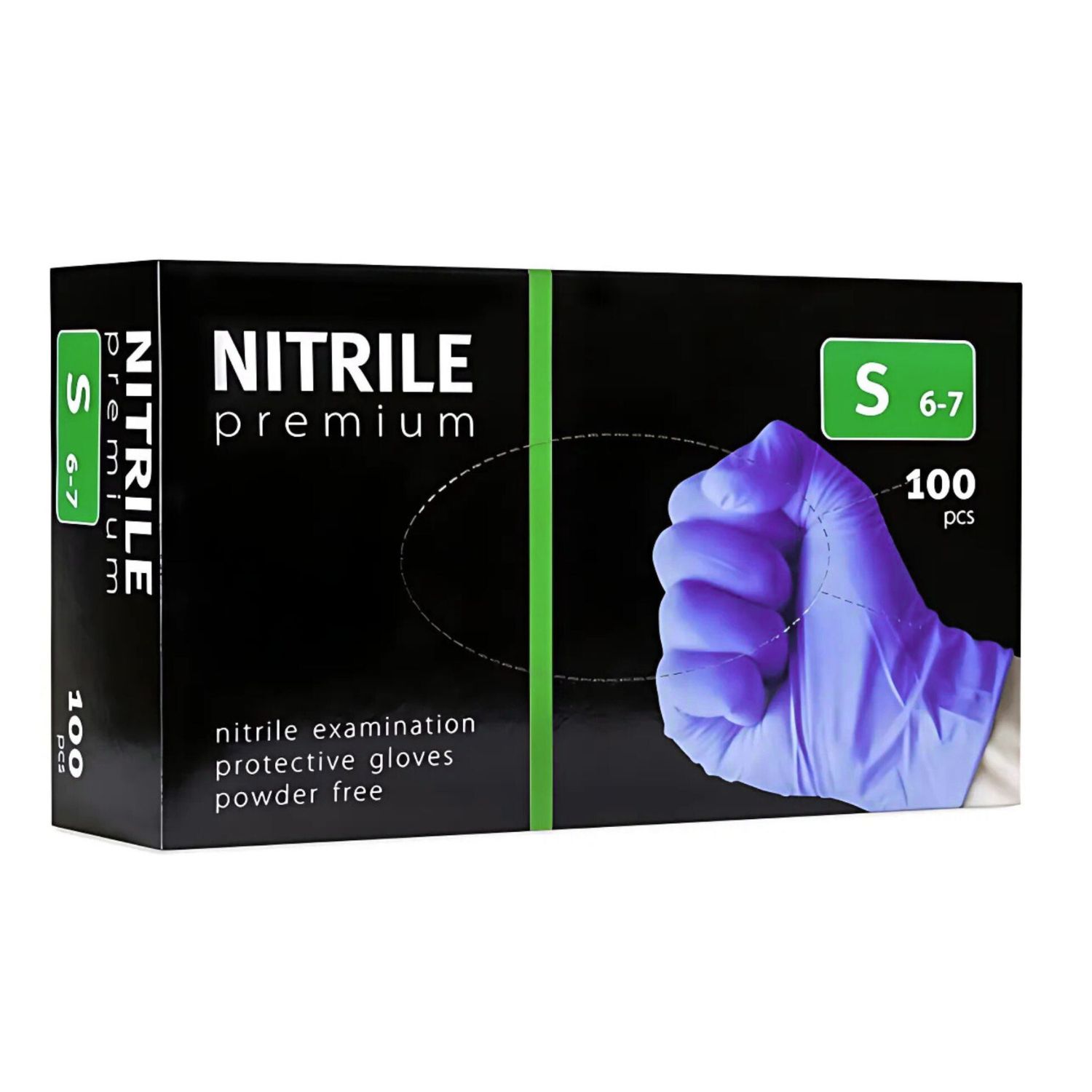 Rękawice-nitryl-bezpudrowe-premium-fioletowe-S-100szt