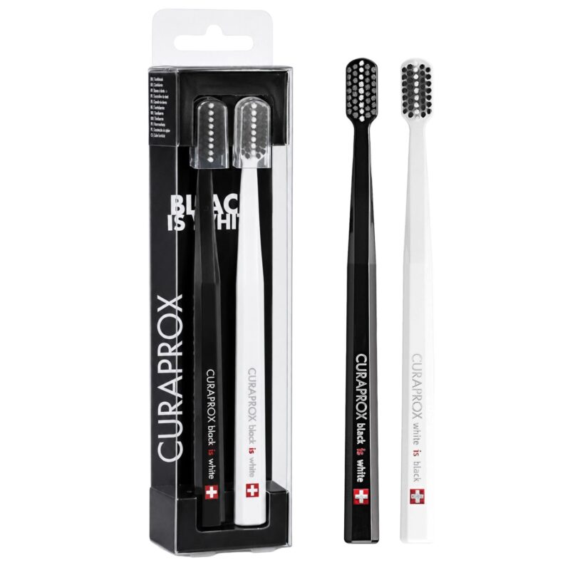 CURAPROX-Black-is-White-szczoteczka-do-zebow-Soft-5100-wlokien-CUREN-2szt CURAPROX-Black-is-White-szczoteczka-do-zebow-Soft-5100-wlokien-CUREN-2szt