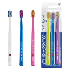 CURAPROX CS 5460 Ultra Soft szczoteczki do zębów zestaw 3 szt.